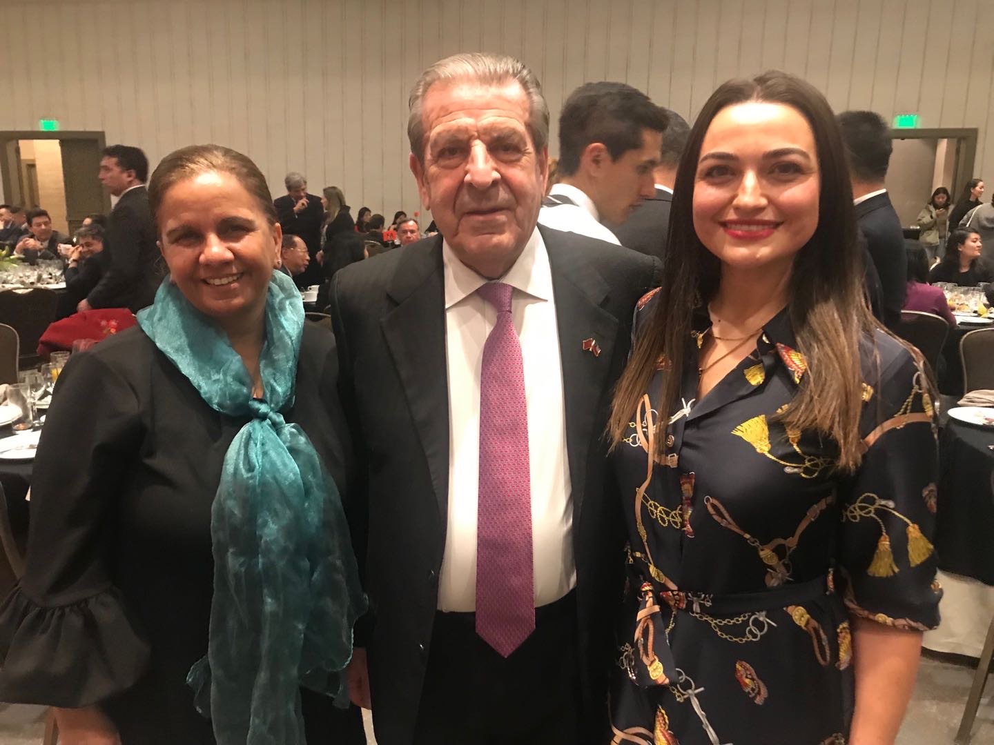 Con el ex-Presidente de Chile Eduardo Frei Ruiz-Tagle